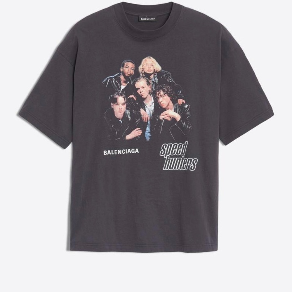 SOLD Grey Balenciaga Speed Hunters T-Shirt